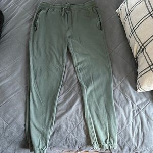 Navy green joggers